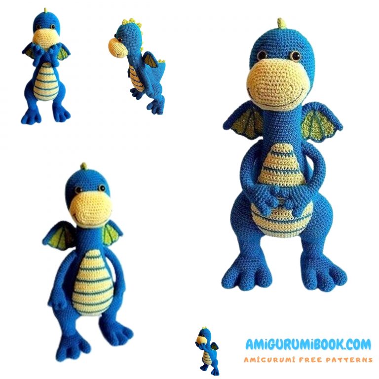 Cute Dinosaur Amigurumi Free Crochet Pattern