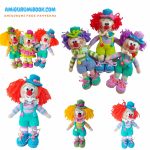 Clown Amigurumi Free Pattern