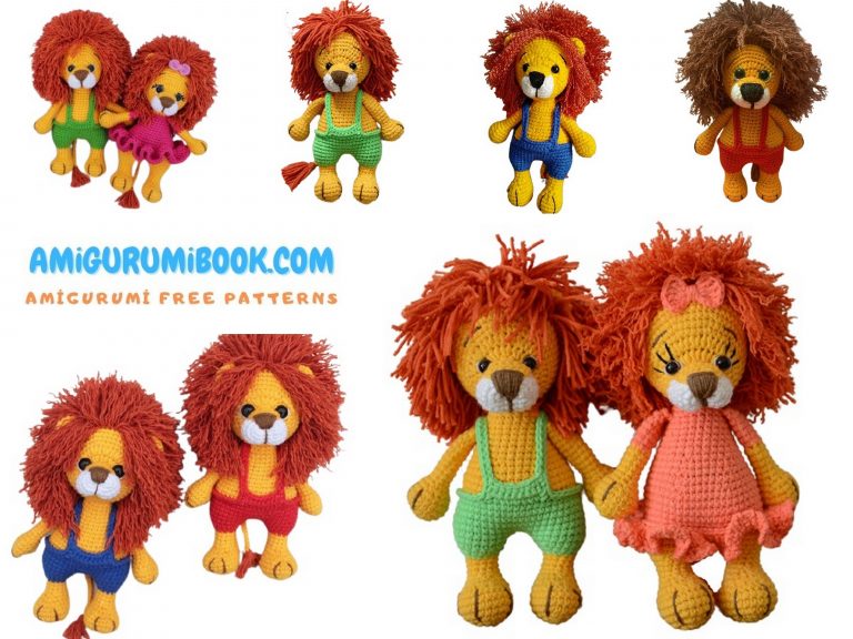 Cute Lion Amigurumi Free Crochet Pattern