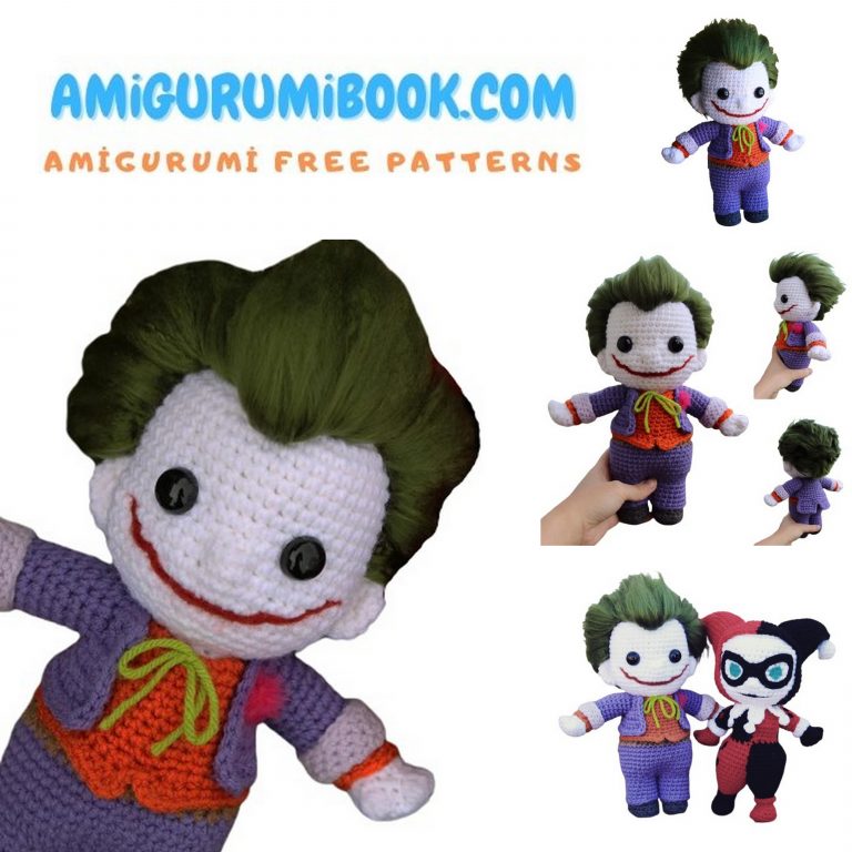 Joker Amigurumi Free Pattern
