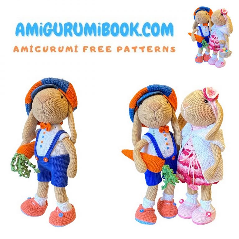 Sweet Cute Bunny Amigurumi Free Pattern