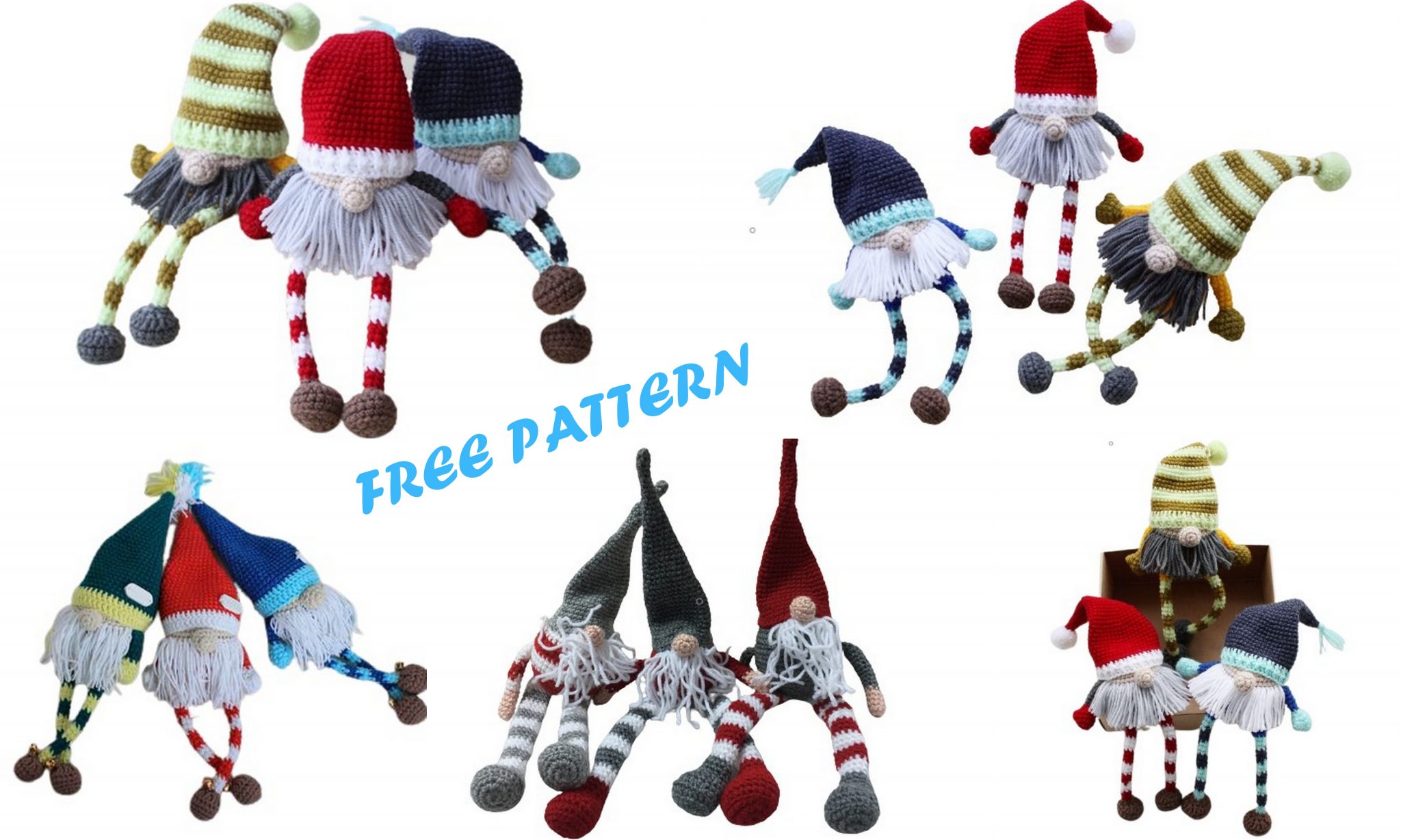 Cute Christmas Gnome Amigurumi Free Pattern – Amigurumibook.com