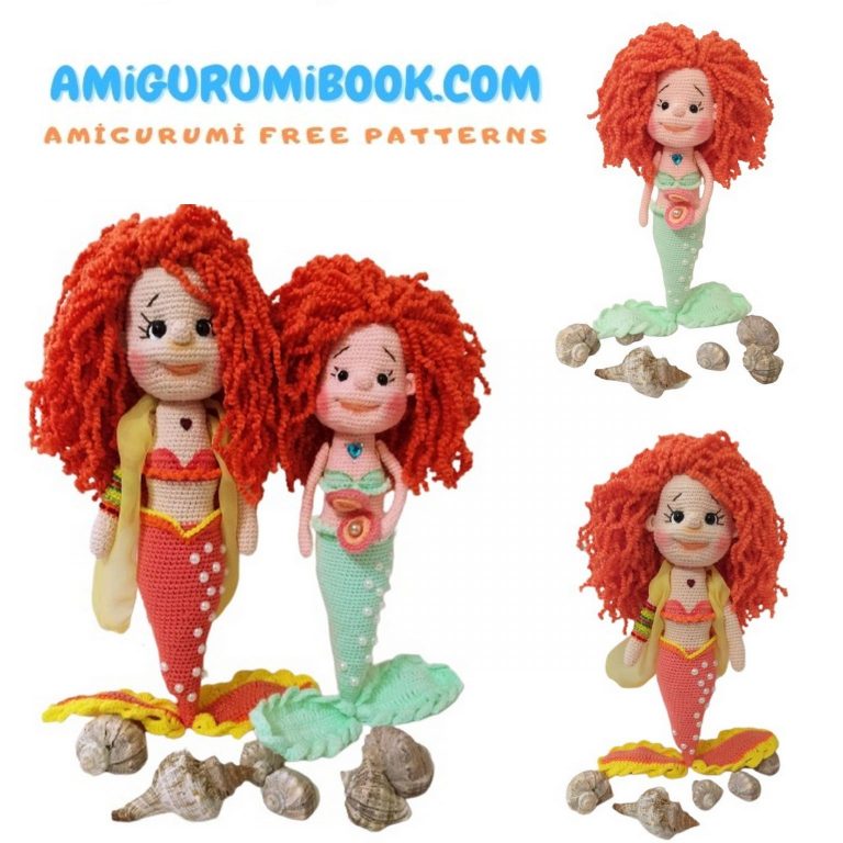 Beautiful Mermaid Amigurumi Free Pattern