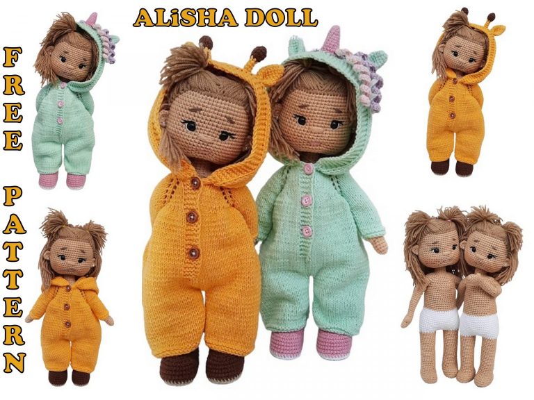 Alisha Doll Amigurumi Free Crochet Pattern