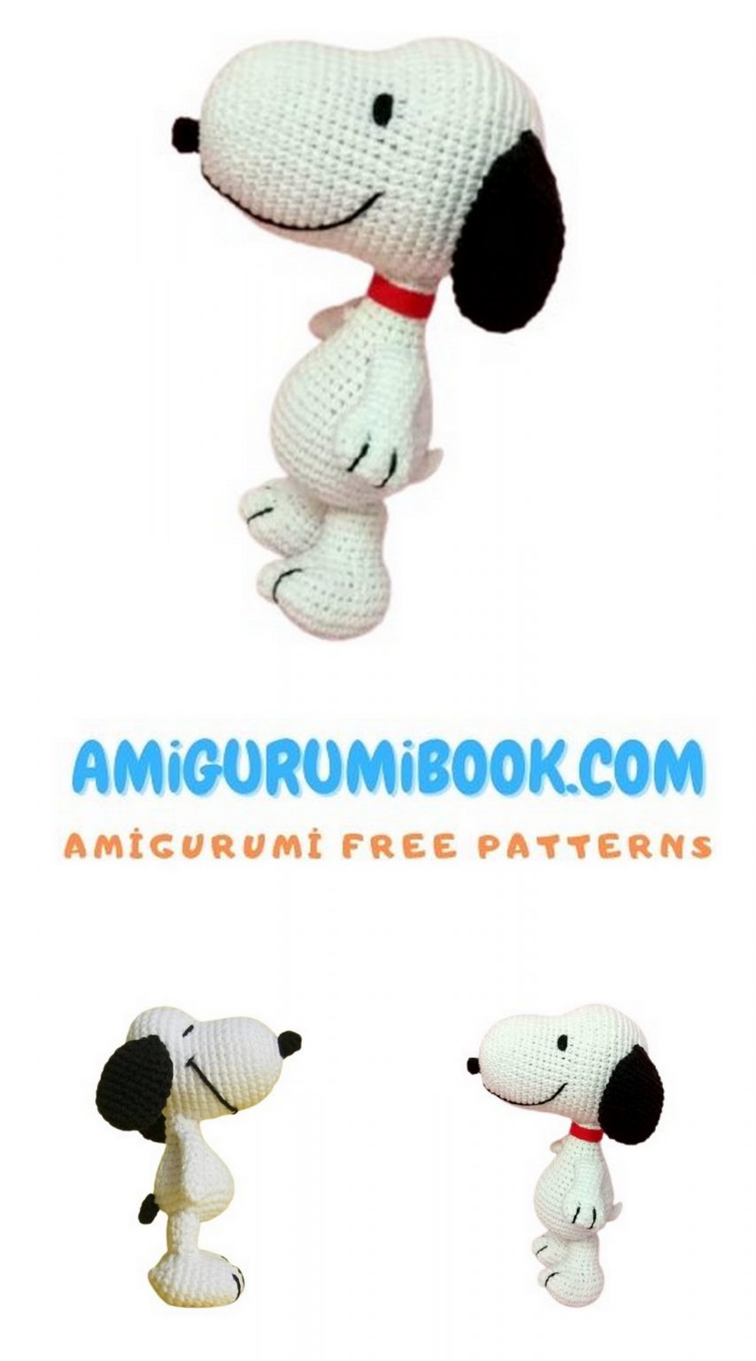 Snoopy Dog Amigurumi Free Pattern - Crochet Tutorial - Free Amigurumi ...