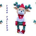 Christmas Deer Amigurumi Free Pattern