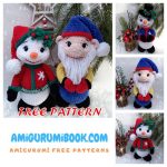 Christmas Gnome and Snowman Amigurumi Free Pattern