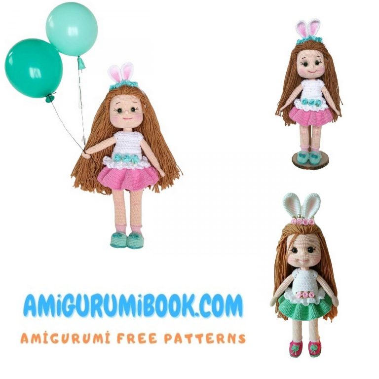 Bunny Buckle Girl Amigurumi Free Pattern