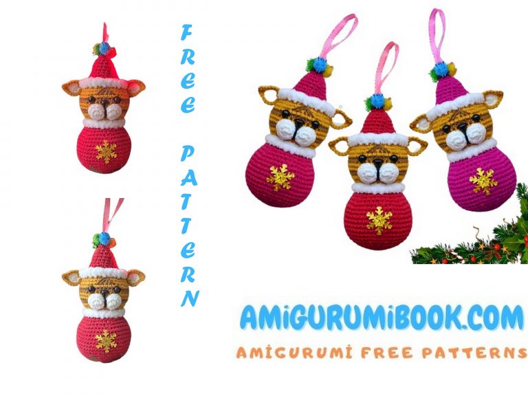 Christmas Tree Ornament Amigurumi Free Pattern