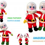 Happy Santa Claus amigurumi Free Pattern