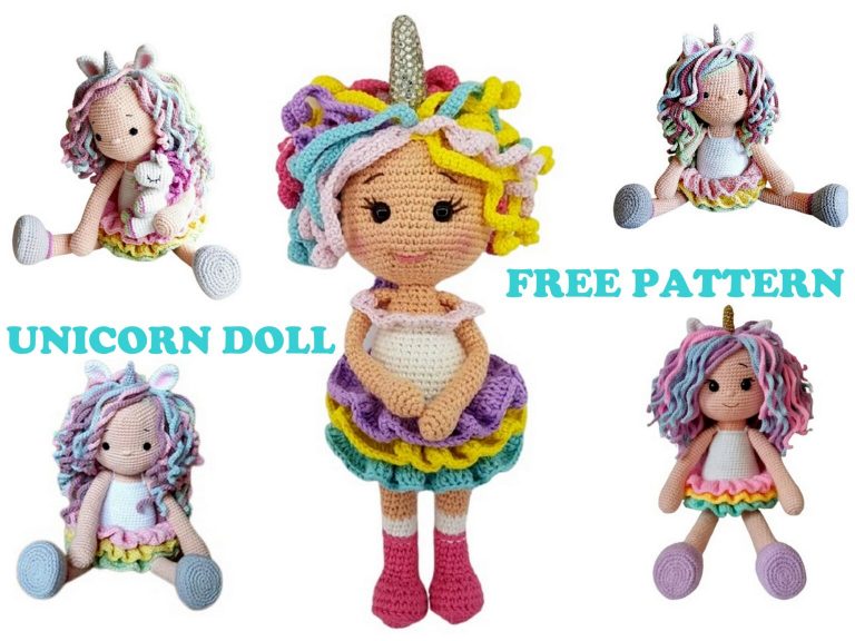 Unicorn Doll Amigurumi Free Pattern