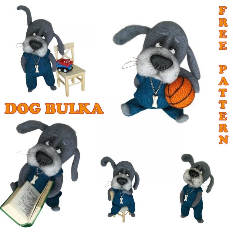 Dog Bulka Amigurumi Free Pattern