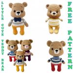 Cute Little Teddy Bear Amigurumi Free Pattern