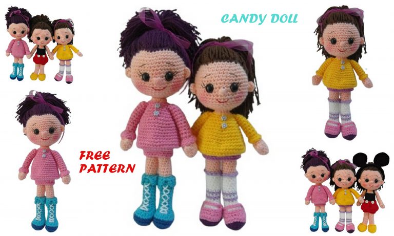 Candy Doll Amigurumi Free Pattern