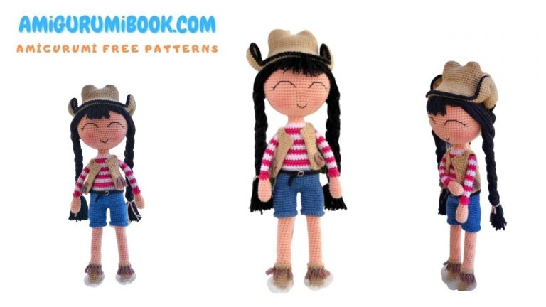 Cowgirl Amigurumi Doll Free Pattern