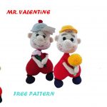 Mr. Valentine Amigurumi Free Pattern