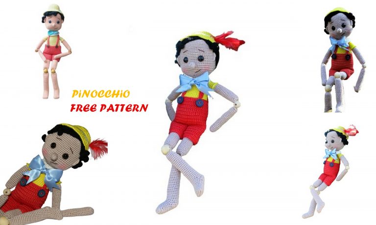 Pinocchio Amigurumi Free Pattern