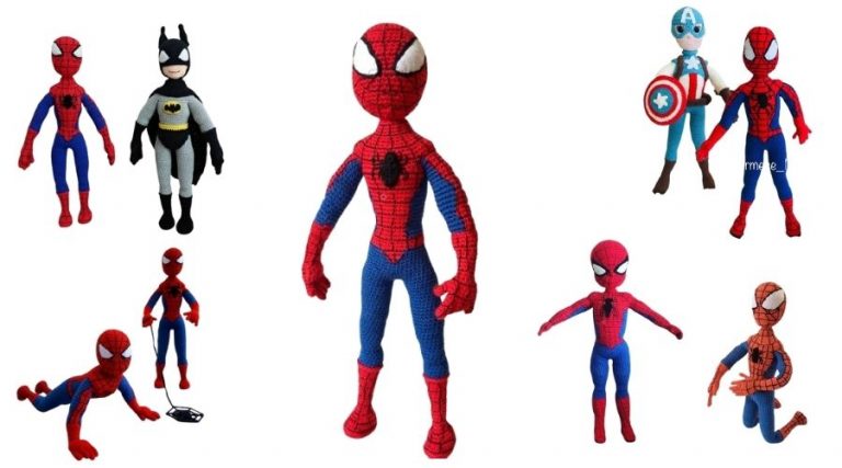 Spiderman Amigurumi Free Pattern