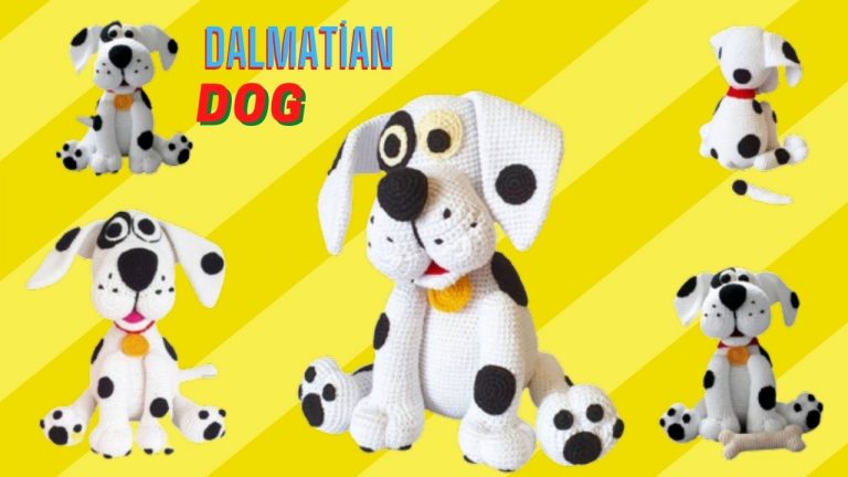 Dalmatians Dog Amigurumi Free Pattern