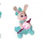 Mrs. Cute Bunny Amigurumi Free Pattern