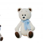 Scarf Teddy Bear Amigurumi Free Pattern