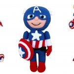 Captain America Amigurumi Free Pattern