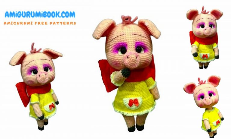 Cute Piggy Amigurumi Free Pattern