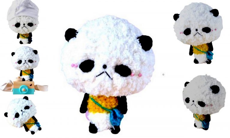 Panda Pan-San Amigurumi Free Pattern