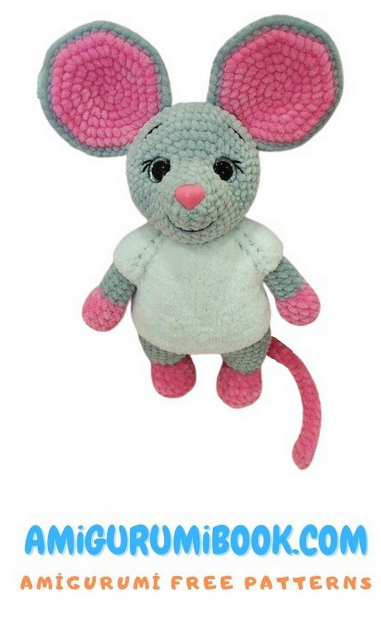 Cute Mouse Amigurumi Free Pattern – Amigurumibook.com