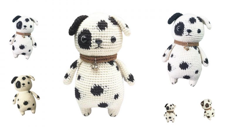 Little Dalmatian Dog Amigurumi Free Pattern