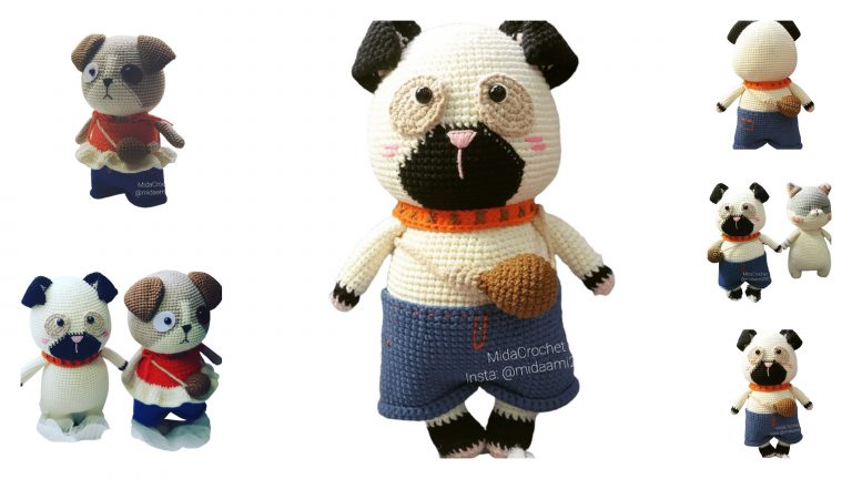 Cute Crazy Dog Amigurumi Free Pattern