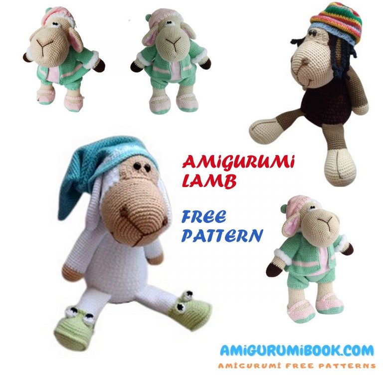 Cute Lamb Amigurumi Free Crochet Pattern