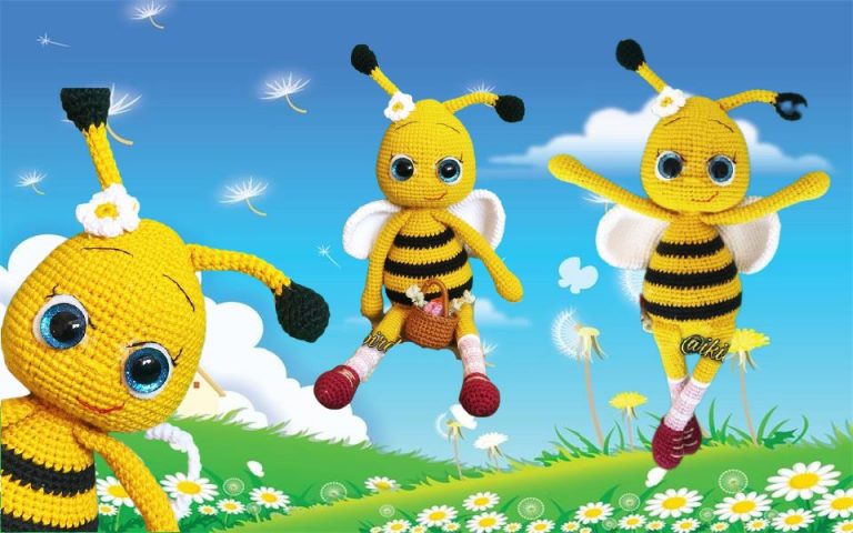 Honey Bee Amigurumi Free Pattern