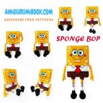 Sponge Bop Amigurumi Free Crochet Pattern