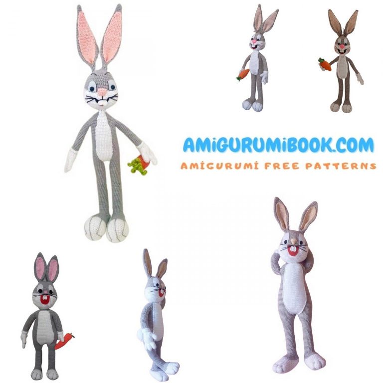 Bugs Bunny Amigurumi Free Pattern