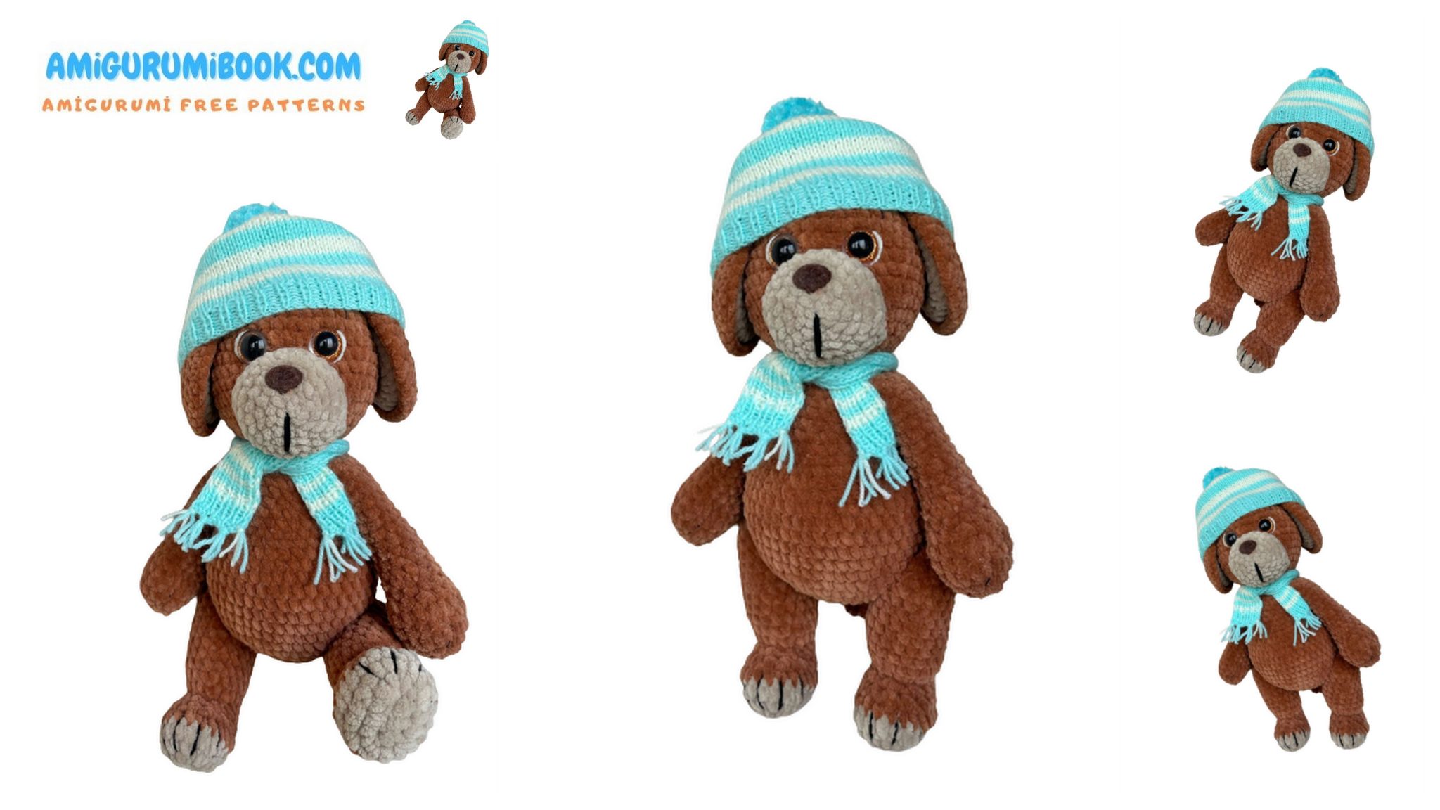 Cute Dog Max Amigurumi Free Pattern - Free Amigurumi Crochet Patterns