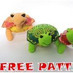 Rainbow Turtle Amigurumi Free Pattern