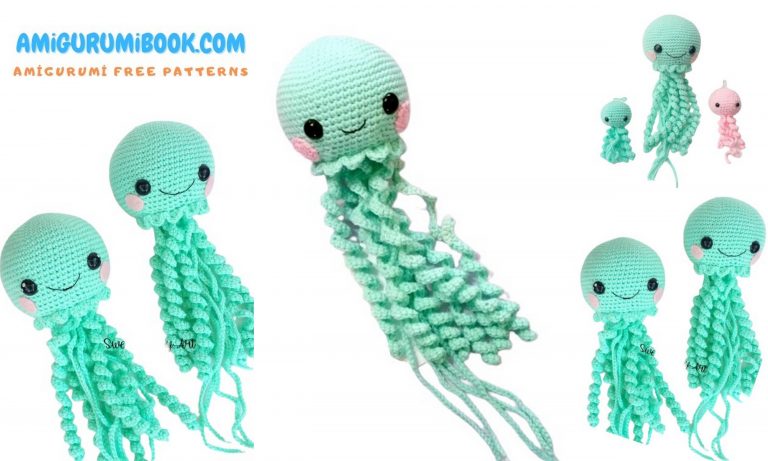 Cute Jellyfish Amigurumi Free Pattern