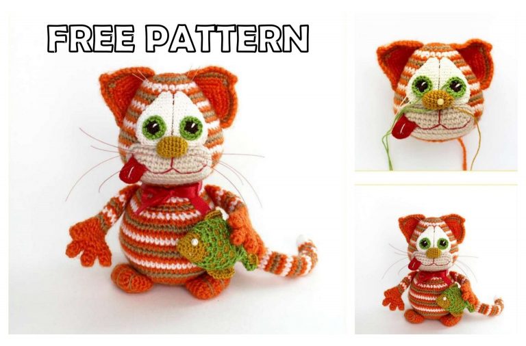 Cute March Cat Amigurumi Free Pattern