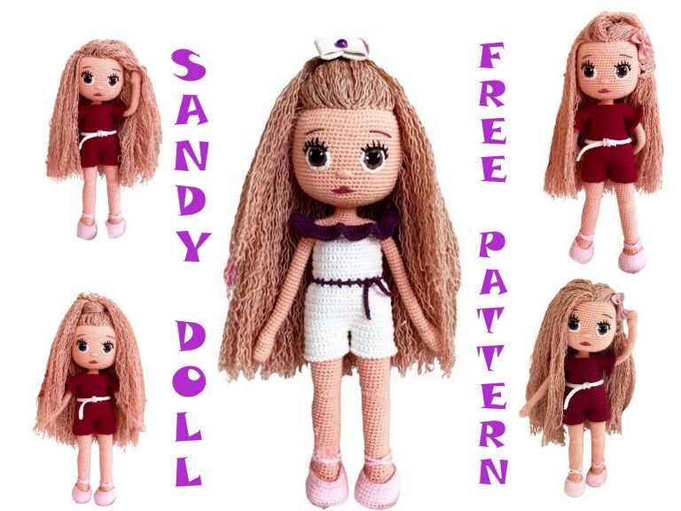 Sandy Doll Amigurumi Free Pattern