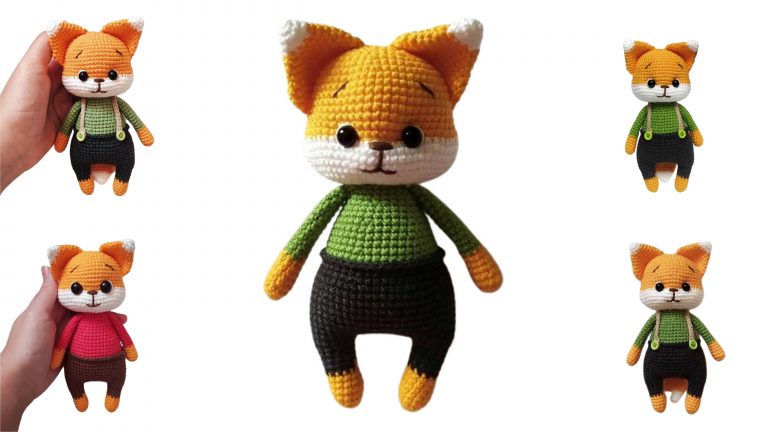 Little Cute Fox Amigurumi Free Pattern