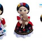 Frida Kahlo Amigurumi Free Pattern