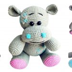 Baby Hippo Amigurumi Free Pattern