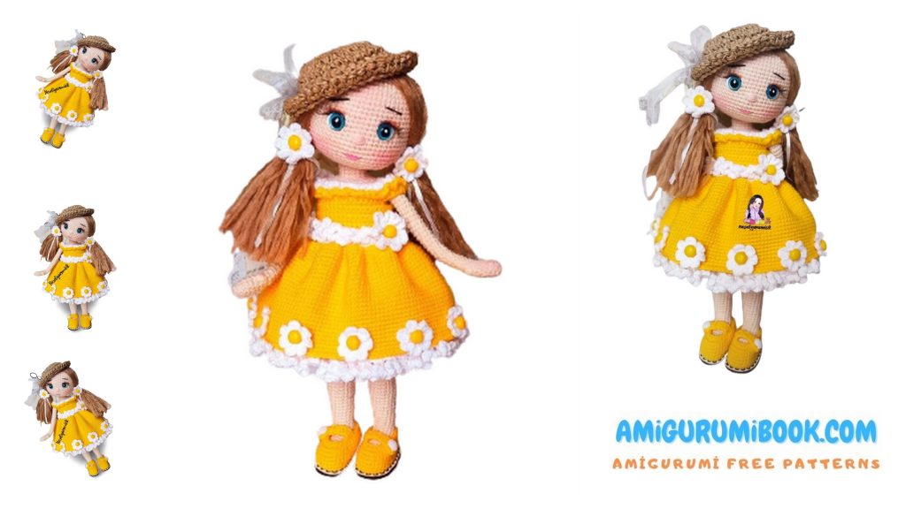 Sweet Daisy Doll Amigurumi Free Pattern