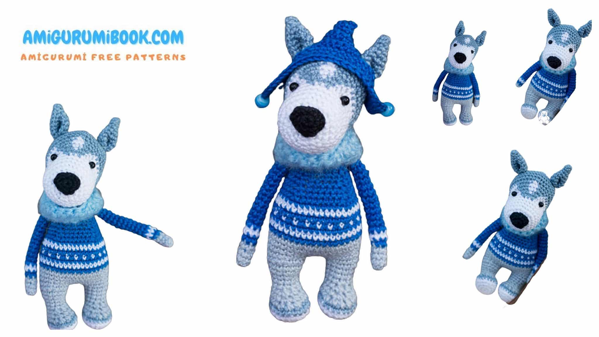 Cute Husky Dog Amigurumi Free Pattern Free Amigurumi Crochet Patterns