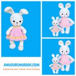 Cute Velvet Bunny Amigurumi Free Pattern