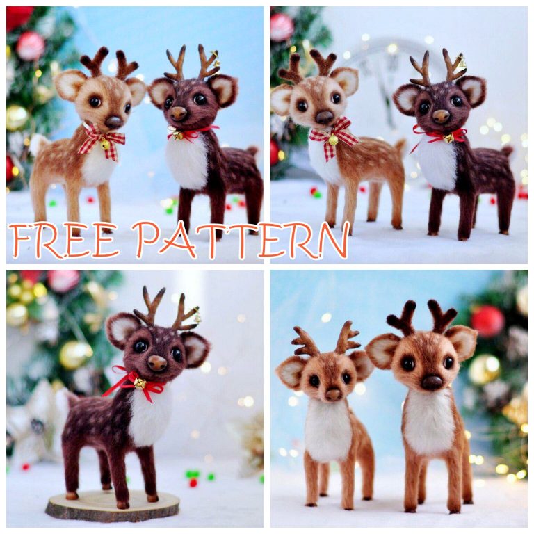 Sweet Reindeer Amigurumi Free Pattern