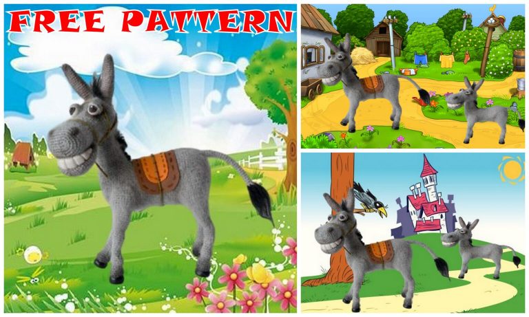 Sweet Donkey Amigurumi Free Pattern
