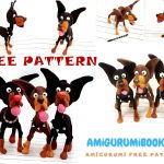 Realistic Doberman Dog Amigurumi Free Pattern