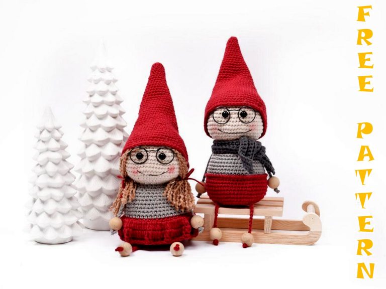 Cute Christmas Gnomes Amigurumi Free Pattern